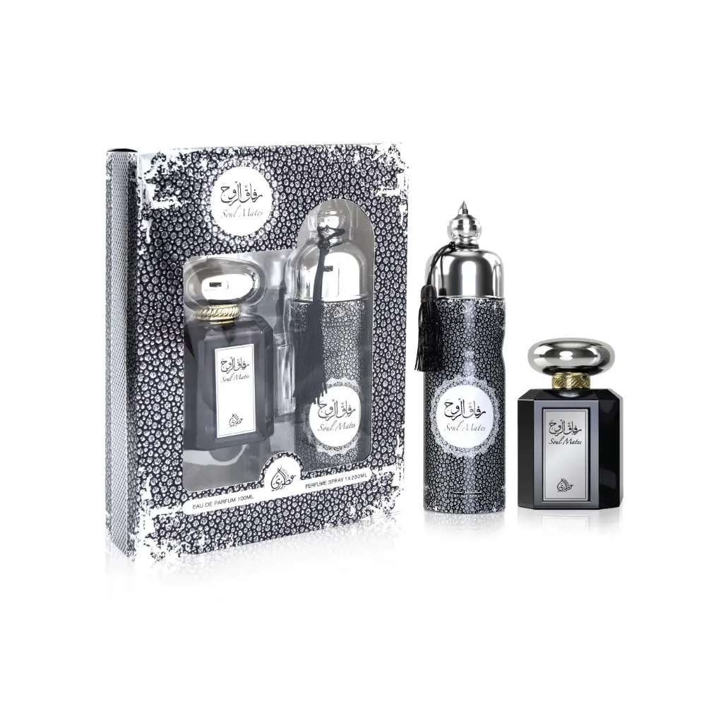 Perfume-Deo Gift set 100ml EDP 200ml deodorant women & men perfume Soul Mates