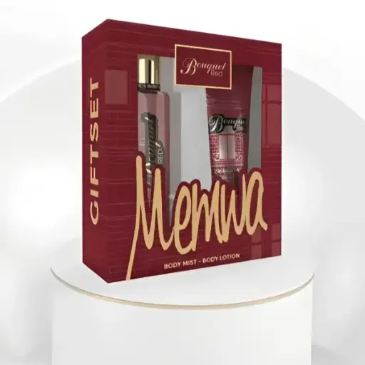 Bouquet Red Gift Set by Memwa (Gulf Orchid)